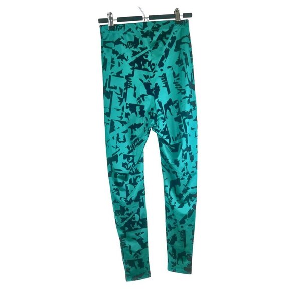 Med - EUC - Yitty by Fabletics Green/Black Lizzo Deep Sea Lizzouette Leggings - Picture 11 of 11